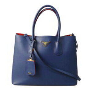 Prada Double Saffiano leather bag Blue